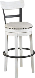 Signature Design by Ashley Valebeck 30" Modern Swivel Pub Height Barstool by SignatureDesignbyAshley