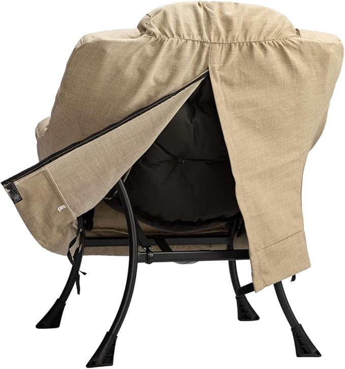 HollyHOME Modern Fabric Large Lazy Chair, Accent Oversized Comfy Reading Chair - Image 9