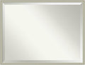 Amanti Art Silver Bathroom Mirror by AmantiArt