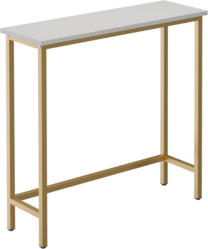 HollyHOME Narrow Hallway Table, 29.5" Small Console Stand, Slim Entryway Table by HollyHOME