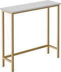 HollyHOME Narrow Hallway Table, 29.5" Small Console Stand, Slim Entryway Table by HollyHOME