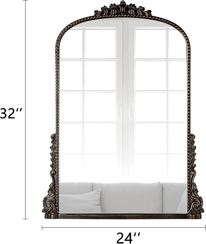 SHYFOY Antique Wall Mirror, Vintage Mirrors - Image 4
