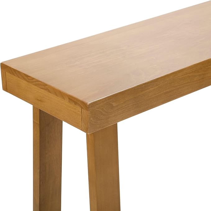 Plank+Beam Solid Wood Console Table, 66 Inch, Sofa Table, Narrow Entryway Table - Image 5
