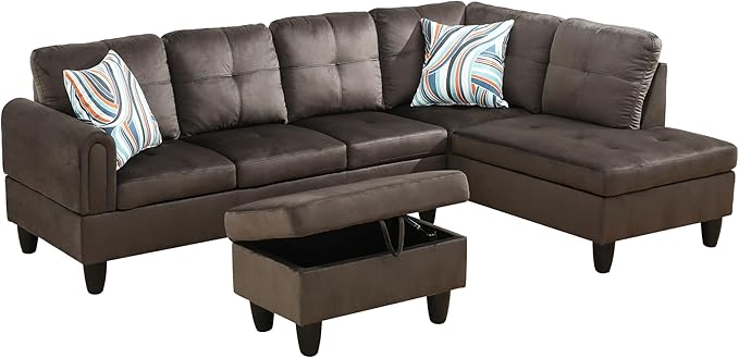 97" Oversized Sectional Couch, L Shaped Couch - Image 7