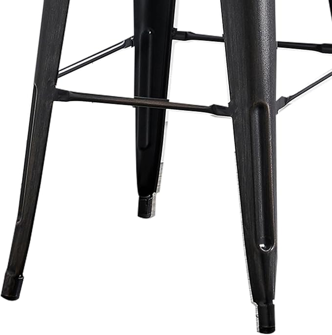 AC Pacific Modern 30” Metal Barstool Set of 2 – Country Rustic Style - Image 8