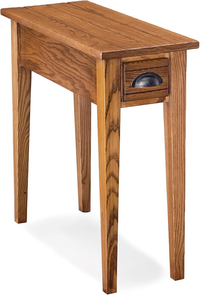 Leick Home, End Table, Solid Wood, 1 Drawer, Easy Assembly, 10 in W x 24 in D x by LeickFurniture