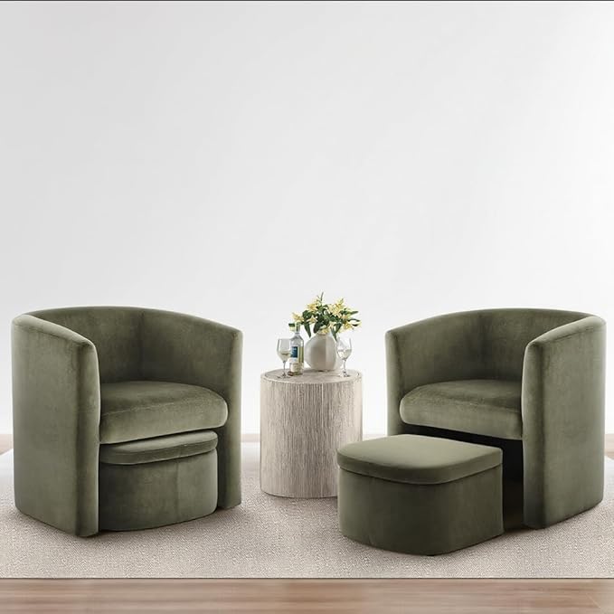 COLAMY Morden Velvet Living Room Side Chair by COLAMYINC