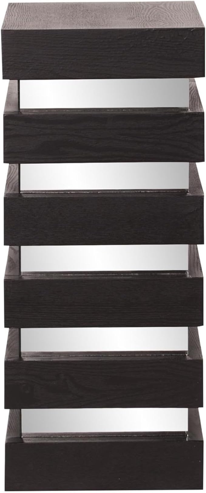 Howard Elliott Stepped Pedestal Accent Table, Small Space Pedestal Table - Image 4