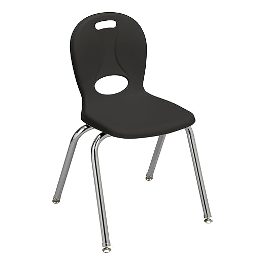 Learniture LNT-116-CSW-BK Learniture Structure Series Stackable School Chairs - Image 6