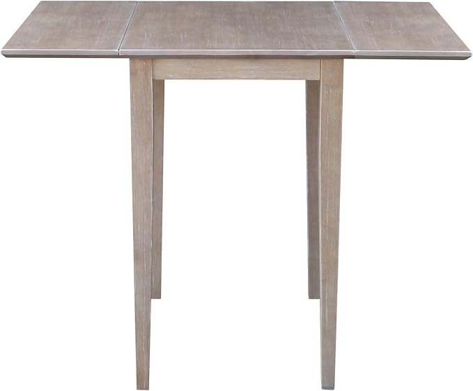 IC International Concepts, Solid Wood Small Drop Leaf Dining Table, Solid Real - Image 6