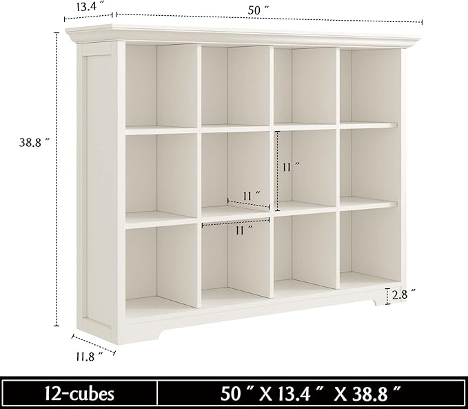 Wooden Cube Bookcase with Base - Image 3