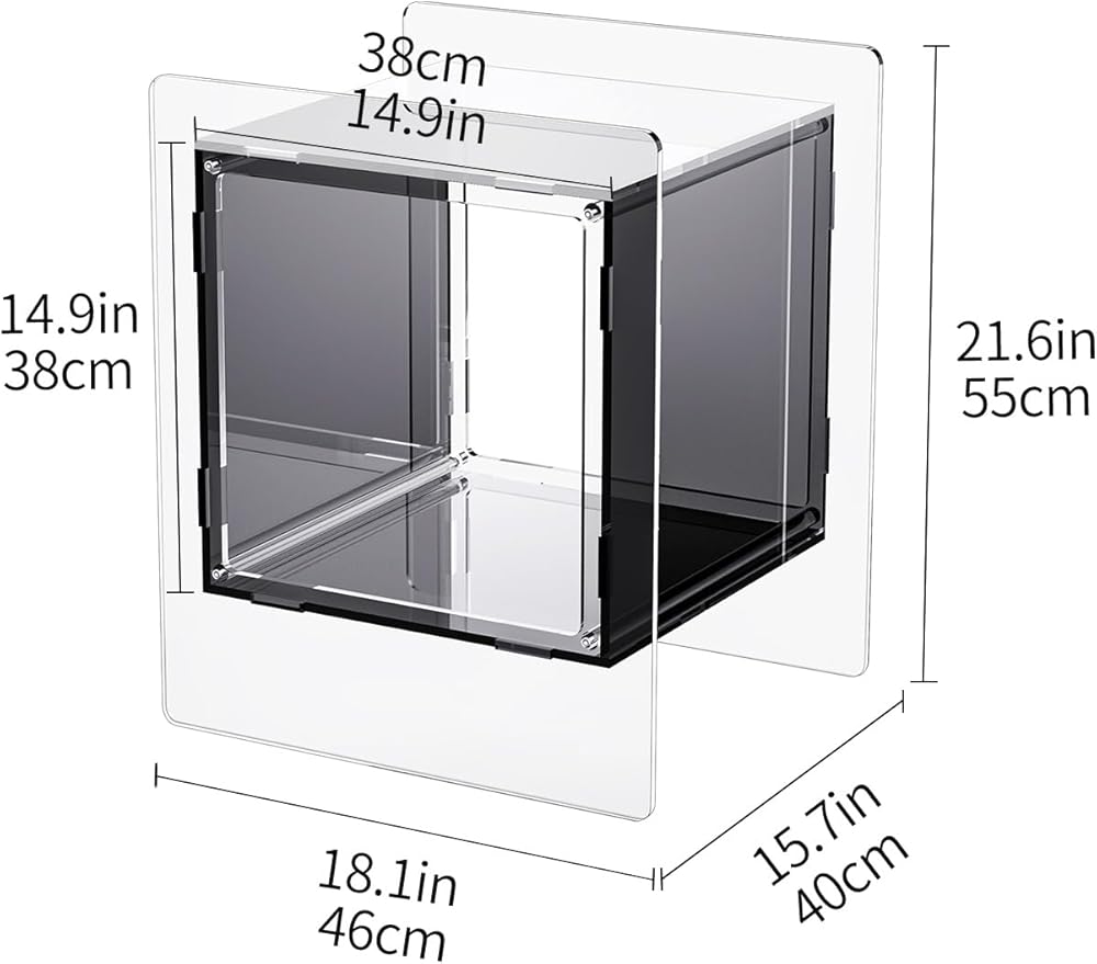 Acrylic Nightstand Colorful Bedside Table - Image 3