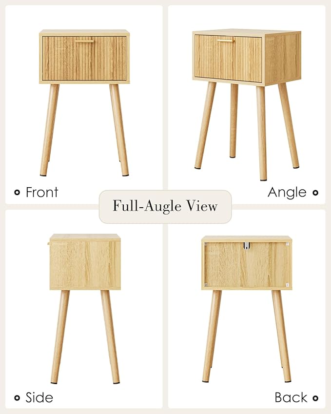 Night Stand, Oak Nightstand - Image 9