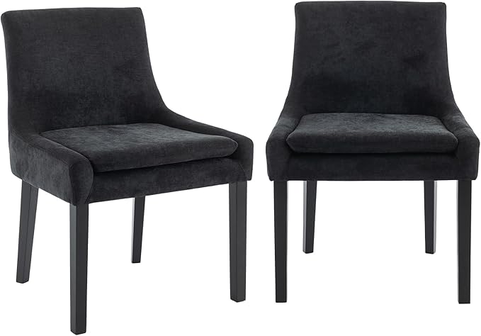COLAMY Modern Dining Chairs Set of 2, Upholstered Corduroy Accent Side Leisure by COLAMYINC