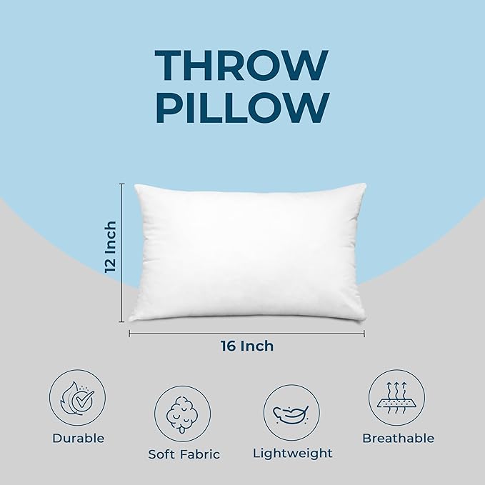 Utopia Bedding Throw Pillows, 12 x 16 Inches Pillows - Image 4