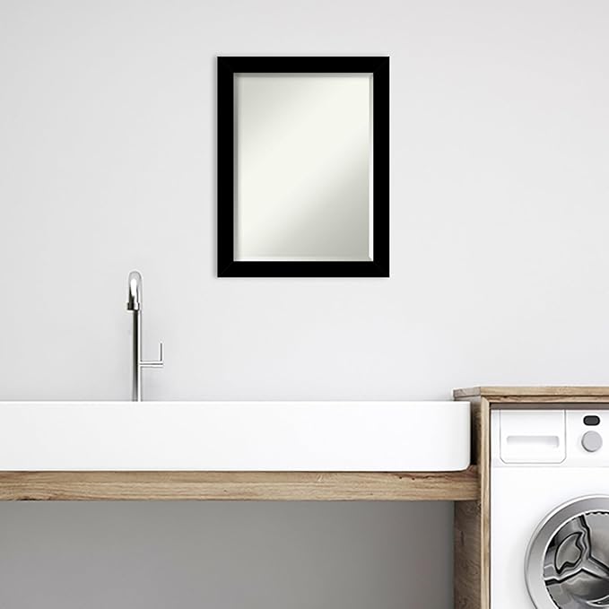 Amanti Art Black Bathroom Mirror - Image 5