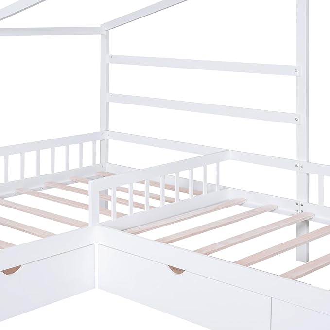 Twin Size House Platform Bed - Image 7