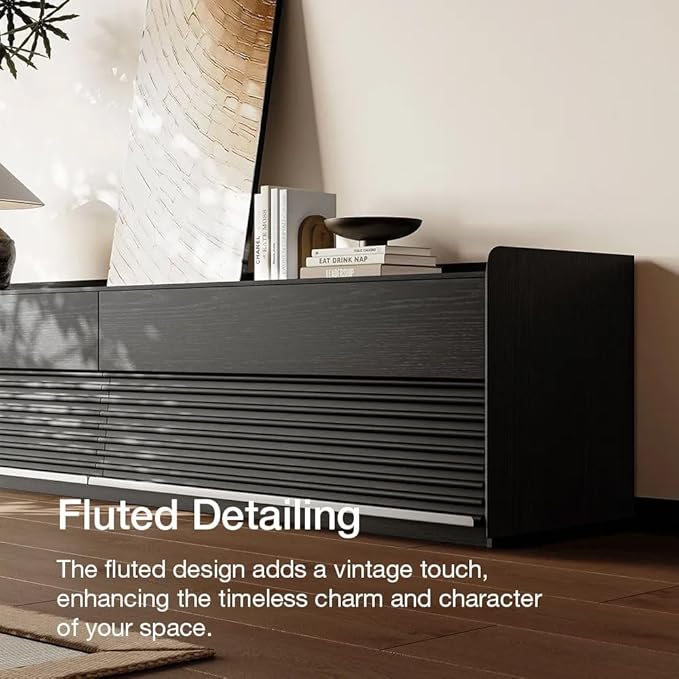 POVISON Fully-Assembled Mid Century TV Stand - Image 5