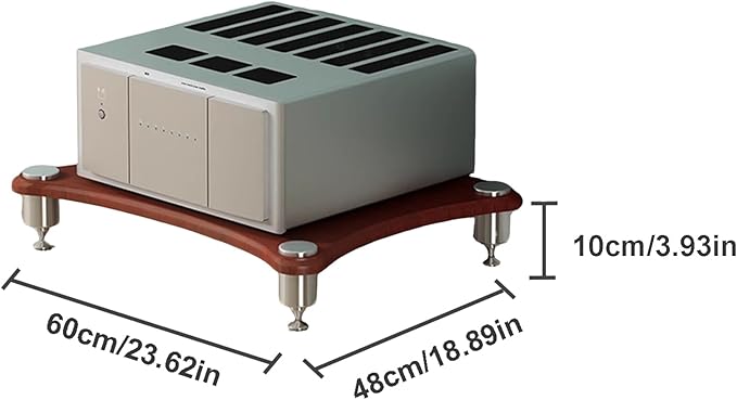 1-Tier AV Media Stand, Stereo Racks and Stands, Video Component Cabinet Audio - Image 2