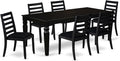 East West Furniture LGX17-BLK-24 -7 Piece Dining Set Includes a Rectangular by EastWestFurniture
