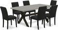 East West Furniture X697AB624-7 7 Piece Modern Dining Table Set Consist of a by EastWestFurniture