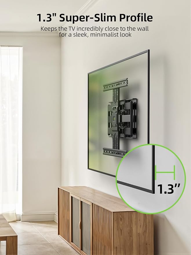 USX MOUNT Ultra Slim TV Wall Mount 37-75 Inch TVs Mount - Image 6