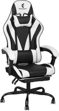 Gaming Chair with Linkage Armrest & Footrest, High Back Video Gaming Chair by Ergodesign