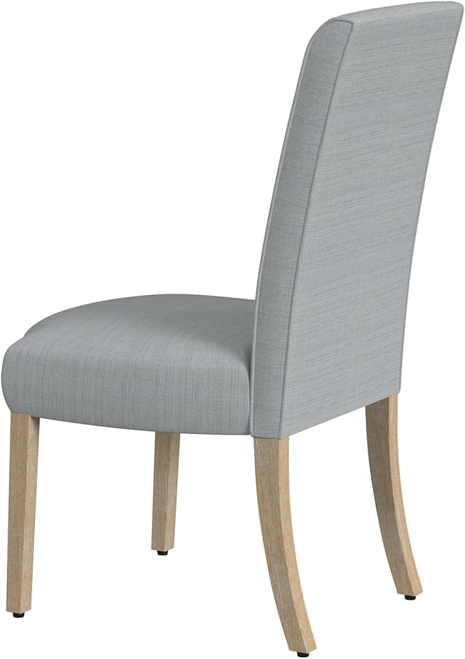 HomePop Scalloped Detail Dining Chair|Upholstered Parsons Dining Chairs - Image 6