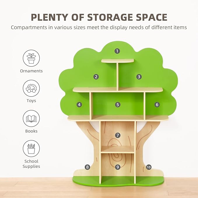 OOOK Kids Bookcase Tree Bookshelf - Image 3