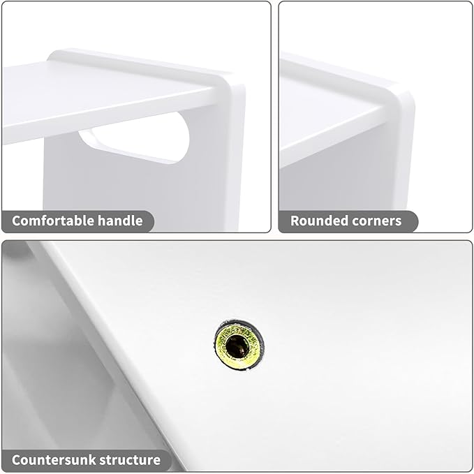 Wooden Step Stool for Kids/Adults, Supports 300 lbs Kids Toddler Stepping Stool - Image 5