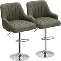 VECELO Bar Stools Set of 2, Adjustable Barstools, Counter Height Stools by VECELO