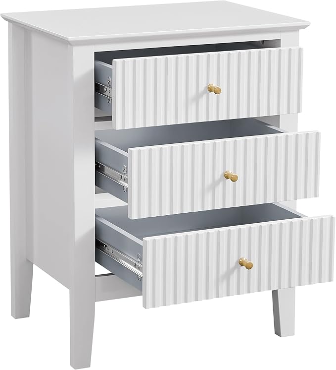 OCANDO White Bed Side Table - Image 5