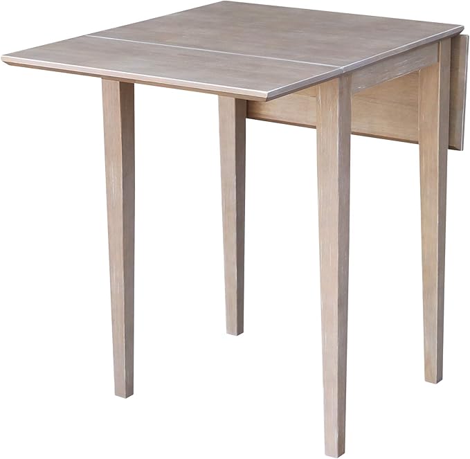 IC International Concepts, Solid Wood Small Drop Leaf Dining Table, Solid Real - Image 10