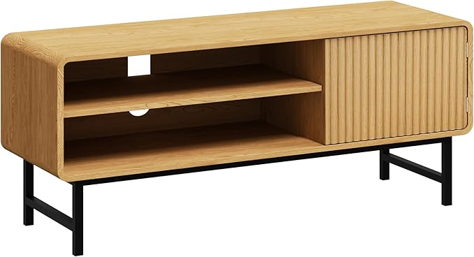 TV Stand, Mid Century Modern Entertainment Center - Image 4