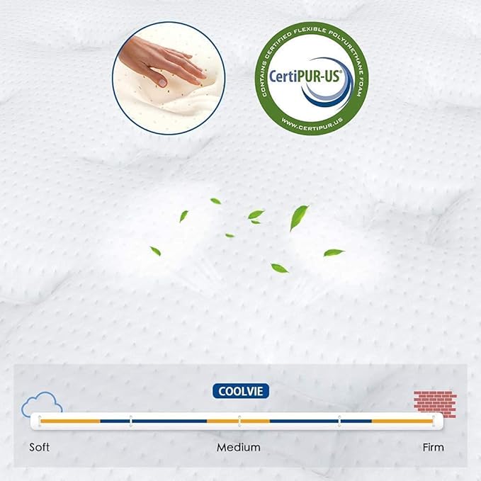 Coolvie Twin XL Mattress, 10 Inch Twin XL Size Hybrid Mattress, Individual - Image 4