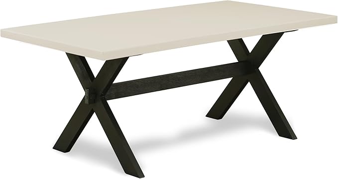 East West Furniture X627MZ650-9 9 Piece Dining Table Set Includes a Rectangle - Image 3