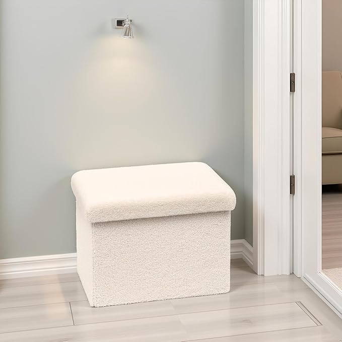 16.5 Folding Storage Ottoman Cube - Image 7