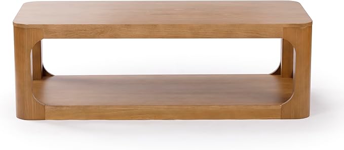 Plank+Beam Forma Coffee Table, 54 Inch Modern Coffee Table - Image 3