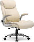 COMHOMA Big and Tall Office Chair, High Back Leather Executive Chair by ComHoma