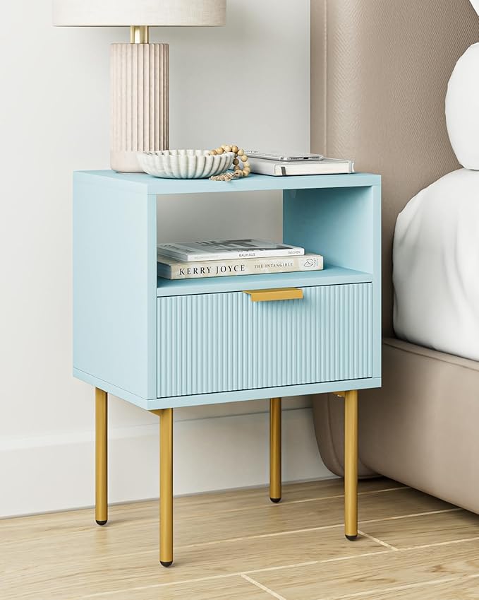 Nightstand, Morden Bedside Table by AEPOALUA