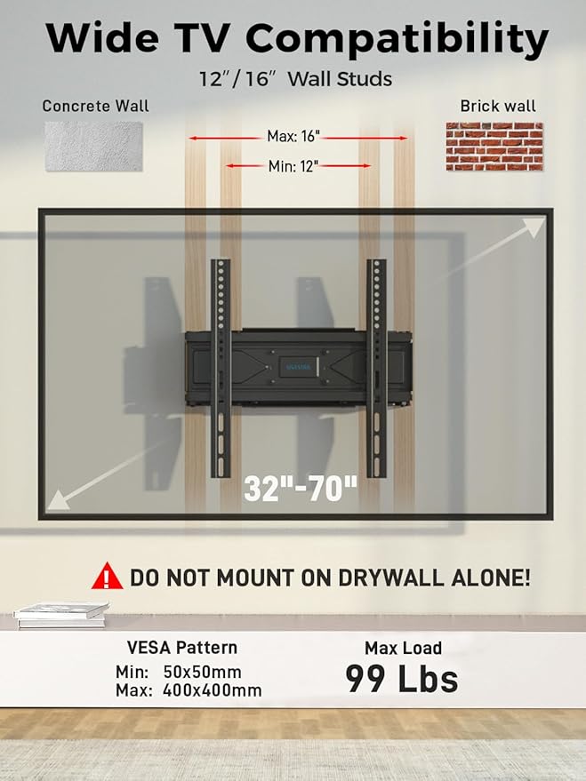 UL Listed Full Motion TV Wall Mount - Image 6