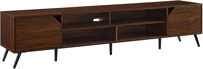Walker Edison Nora Modern Minimal Open-Shelf TV Stand by WalkerEdison