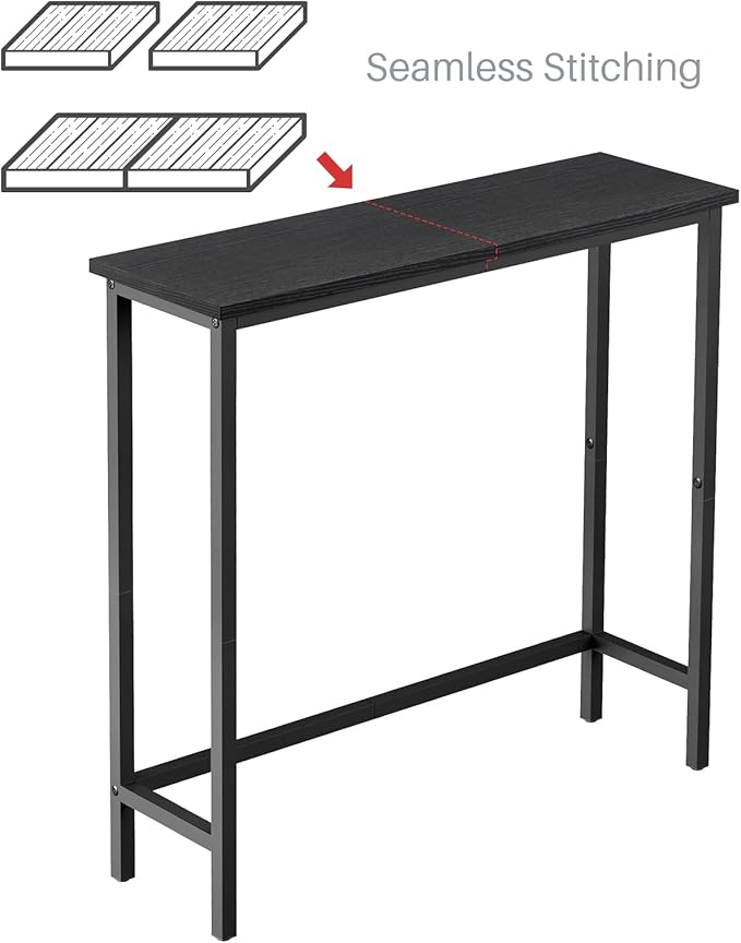 HollyHOME Narrow Console Table, 29.5" Slim Entryway Table, Sofa Stand, Hallway - Image 7
