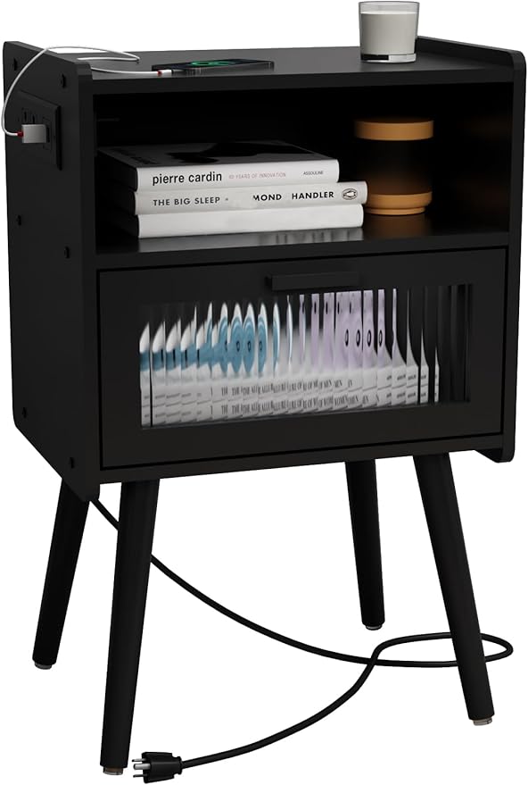 Mid Century Modern Nightstand by SOOWERY