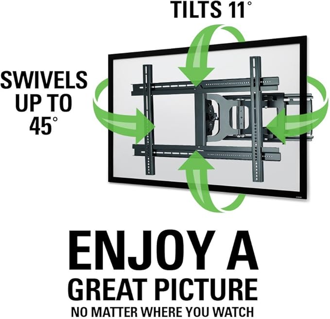 Sanus MLF13-B1 Articulating Universal Wall Mount - Image 2