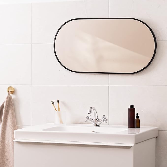 Navaris Oval Wall Mirror - Image 3