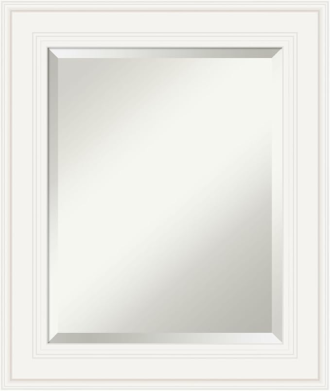 Amanti Art White Bathroom Mirror by AmantiArt