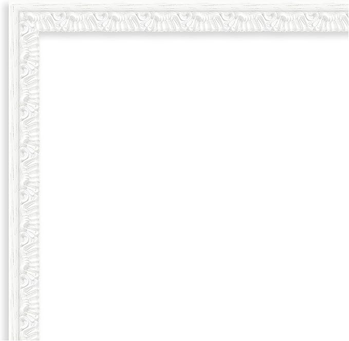 Amanti Art White Bathroom Mirror - Image 2
