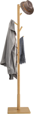 Yawinhe Coat Rack, Sturdy Wooden Coat Tree by Yawinhe