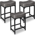 Counter Height Bar Stools Set of 3, Stools by FLYZC